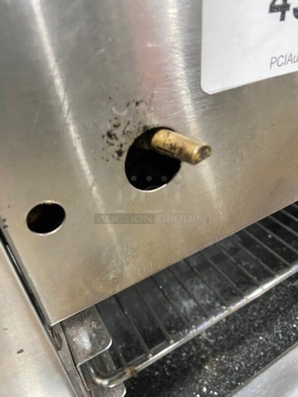 Commercial Countertop Natural Gas Powered Cheese Melter! All Stainless Steel! - Image 6 of 7