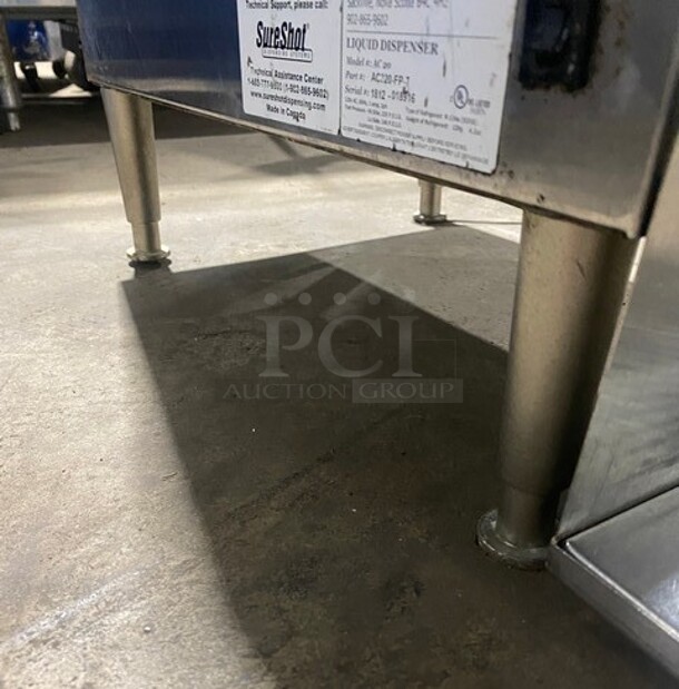 SureShot Stainless Steel Commercial Countertop Dairy Dispenser! MODEL AC20 120V 1PH - Image 8 of 10