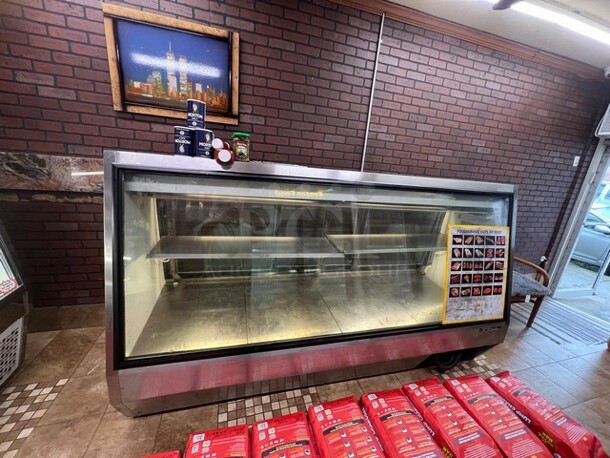  True Commercial Refrigerated Floor Style Meat/Deli Display Case Merchandiser! All Stainless Steel! With Sliding Back Access Doors! Model TDBD963 Serial 7578449! 115V 1Phase! WORKING WHEN REMOVED! - Image 1 of 9
