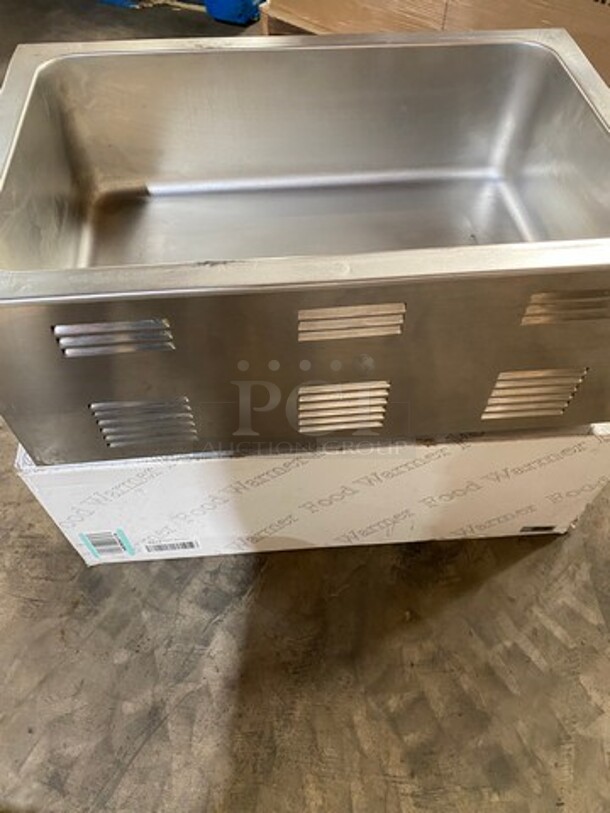 NEW! IN THE BOX! LATE MODEL! 2019 Adcraft Commercial Countertop Single Well Food Warmer! All Stainless Steel! Model: FW1200W 120V - Image 9 of 12