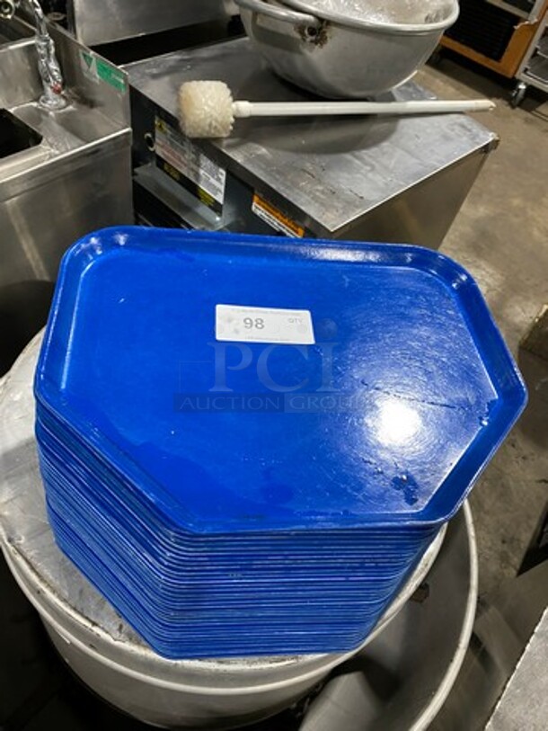 ALL ONE MONEY! Cambro Blue Poly Serving Trays! - Image 5 of 5