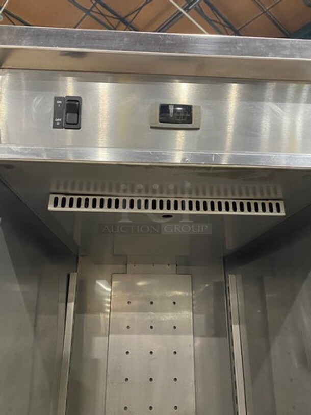 SWEET! FWE Single Door Electric Powered Food Warming Cabinet! Solid Stainless Steel! On Casters! Model: TST16CHP SN: 133820301 120V - Image 6 of 8