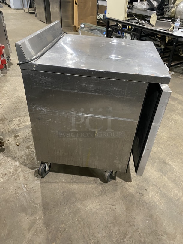 True Commercial Single Door Lowboy/Worktop Freezer! All Stainless Steel! On Casters! MODE: TWT-27F SN:8587390! 115V 1PH! - Image 4 of 8