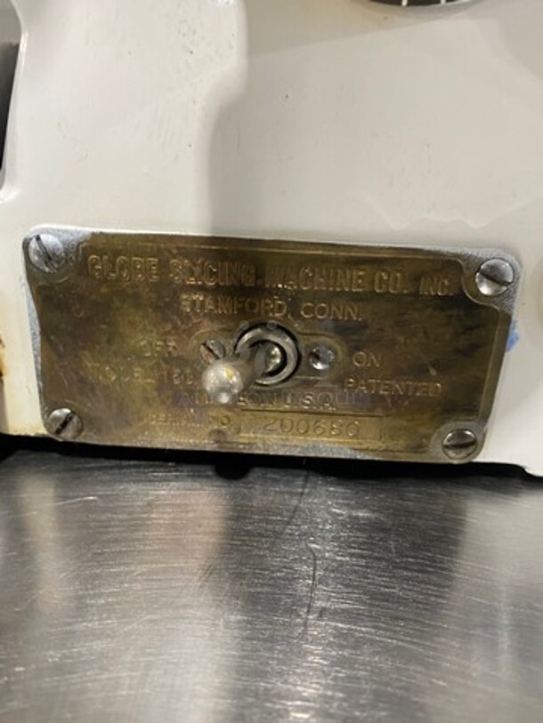Globe Commercial Countertop Deli/ Meat Slicer! All Stainless Steel! Model: 150 SN: 200680 - Image 6 of 9