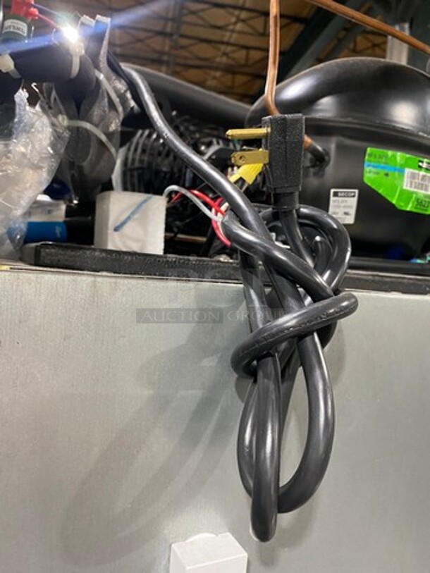 Hoshizaki Commercial Single Door Reach In Cooler! With View Through Door! Poly Coated Racks! Stainless Steel Body! On Casters! Model: CR1SFGECL SN: H50323G 115V 60HZ 1 Phase - Image 7 of 7