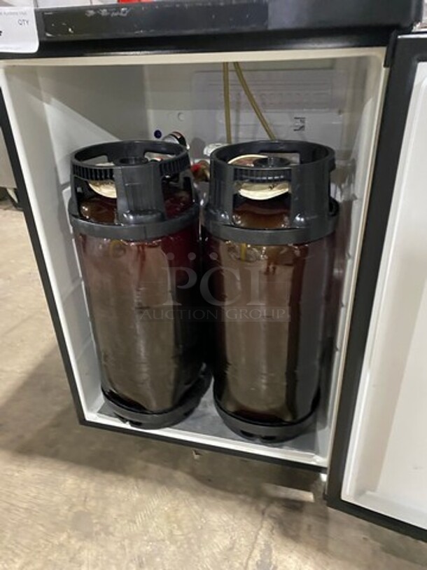 Kegco Commercial Refrigerated Dual Tap Kegerator! With Tower! With Single Door Storage Space Underneath! Model: MDK209SS01 115V 60HZ 1 Phase - Image 5 of 9