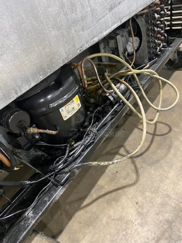 Turbo Air Commercial Refrigerated Sandwich Prep Table! With 2 Door Storage Space Underneath! All Stainless Steel! On Casters! Model: TST48SD 115V 60HZ 1 Phase - Image 9 of 9