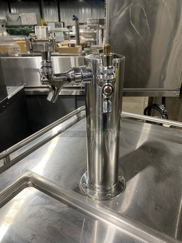 SWEET!  Micro Matic Refrigerated Dual Tap Beer Kegerator! Model MDD23ENT Serial 8101670260! 115V 1 Phase! - Image 5 of 8