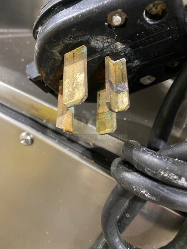 Nice! Jixiang Commercial Countertop Buffalo Chopper! All Stainless Steel! Working When Removed!  Model ZB40 Serial 2019072! 240V!  - Image 8 of 8