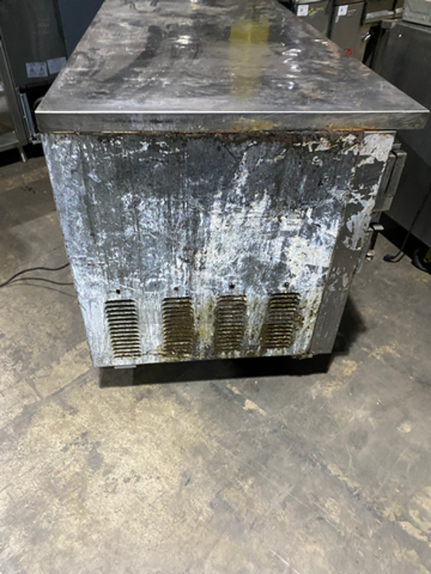 Leader Commercial 3 Door Under The Counter/ Work Top Cooler! With Poly Coated Racks! All Stainless Steel! On Casters! Model: LB72S/C SN: PV07S0917 115V 60HZ 1 Phase - Image 3 of 8