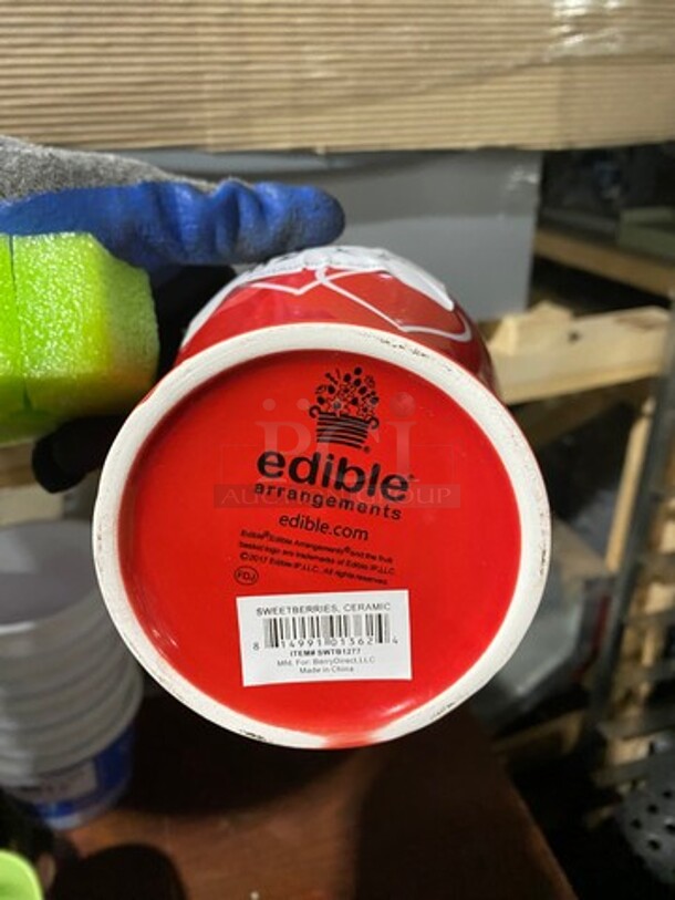 ALL ONE MONEY! Edible Arrangements Ceramic Decorative "Pot"! Perfect For Decor/ Arrangements! - Image 5 of 5