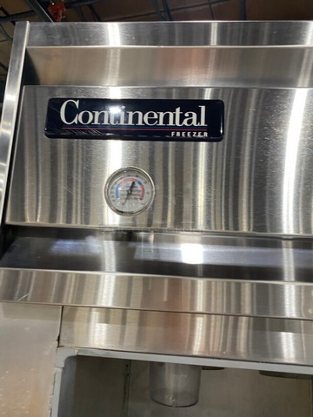 Continental Commercial Single Door Reach In Freezer! All Stainless Steel! On Casters! Model: 1FE SN: 14866386 115V 60HZ 1 Phase - Image 7 of 9