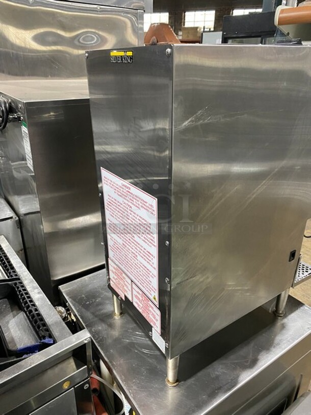 Silver King Commercial Countertop Refrigerated Milk Dispenser! Stainless Steel Body! On Legs! Model: SKECD12-V3-KE1 SN: FPDP304308P 115V  - Image 4 of 9