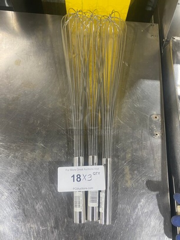 NEW! Stainless Steel Handheld Whisk! 3x Your Bid!