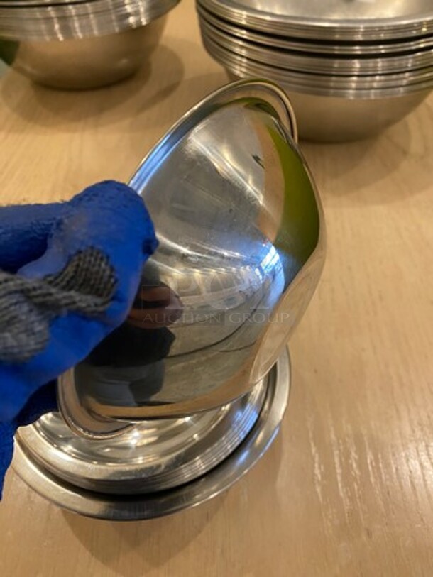 ALL ONE MONEY! Stainless Steel Mixing Bowls! - Image 2 of 4