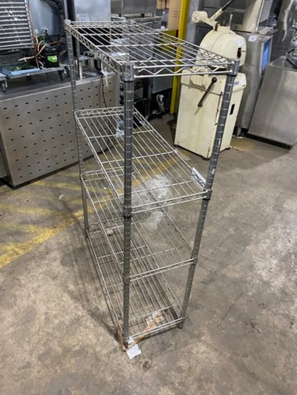 Polished Chrome 4 Tier Metro Storage Rack!  - Image 4 of 4