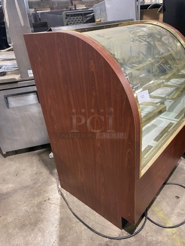Commercial Dry Bakery Display Case Merchandiser! With Curved Front Glass! With Sliding Rear Access Doors! - Image 2 of 7