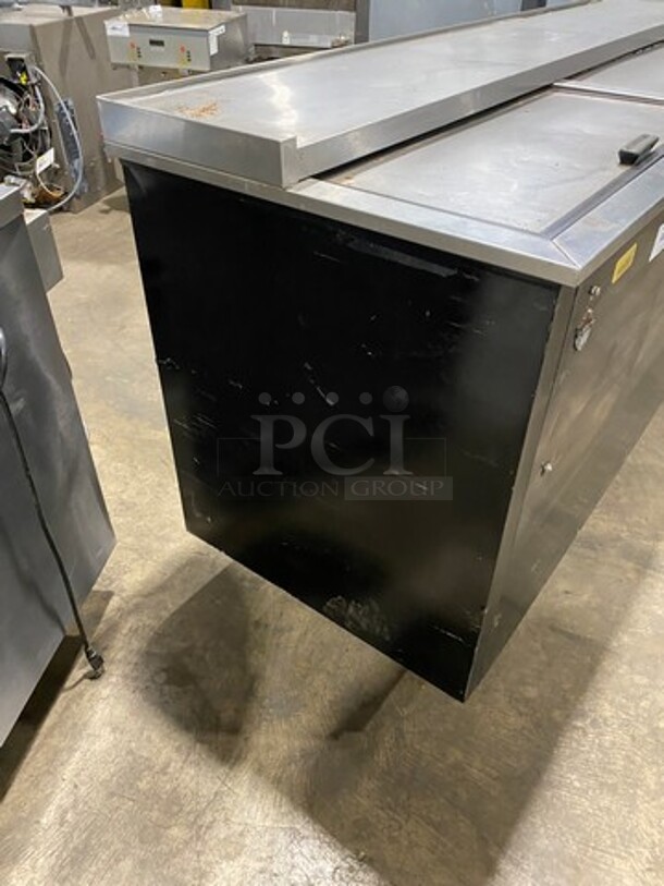 Migali Commercial Bar Back Beer Bottle Cooler! With 3 Sliding Stainless Steel Top Doors! Model: HBC95 SN: 2009020157 115V 1 Phase - Image 3 of 9