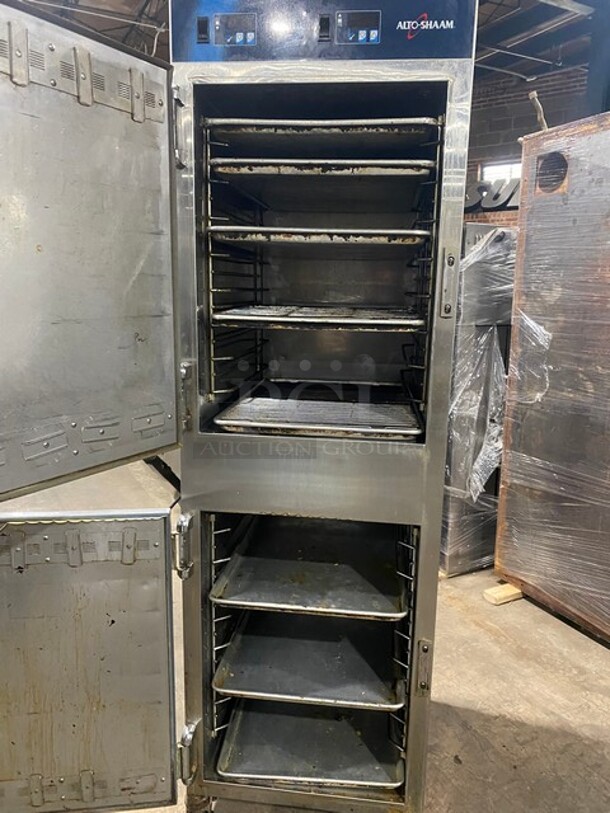 SWEET! Late Model! Alto Shaam Commercial Heated Holding Cabinet/ Food Warmer! All Stainless Steel! On Casters! Working When Removed! Model: 1000UP SN: 1001310000 208/240V 60HZ 1 Phase! - Image 5 of 9