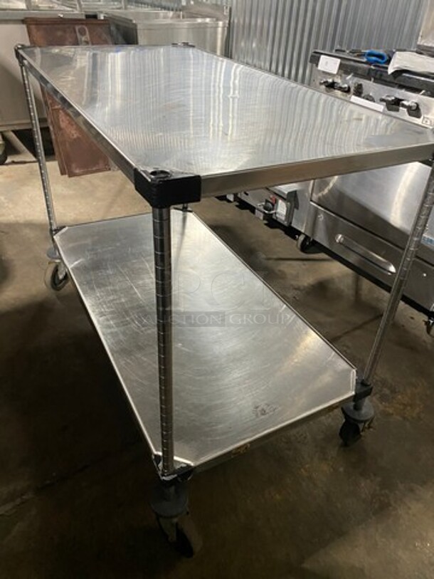 Metro Work Top/ Prep Table! With Storage Space Underneath! On Casters! - Image 4 of 8