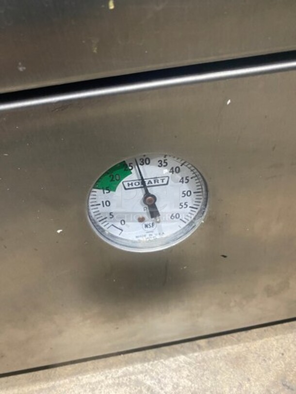 Hobart Commercial Under The Counter Heavy Duty Dishwasher! All Stainless Steel! Model: LX30H SN: 231056151 120/208V 60HZ 1 Phase - Image 9 of 9