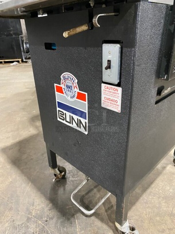 GREAT FIND! Bunn Commercial Electric Powered Package Tying Machine! Stainless Steel! On Casters! Model: 1691 SN: 88937 - Image 6 of 10