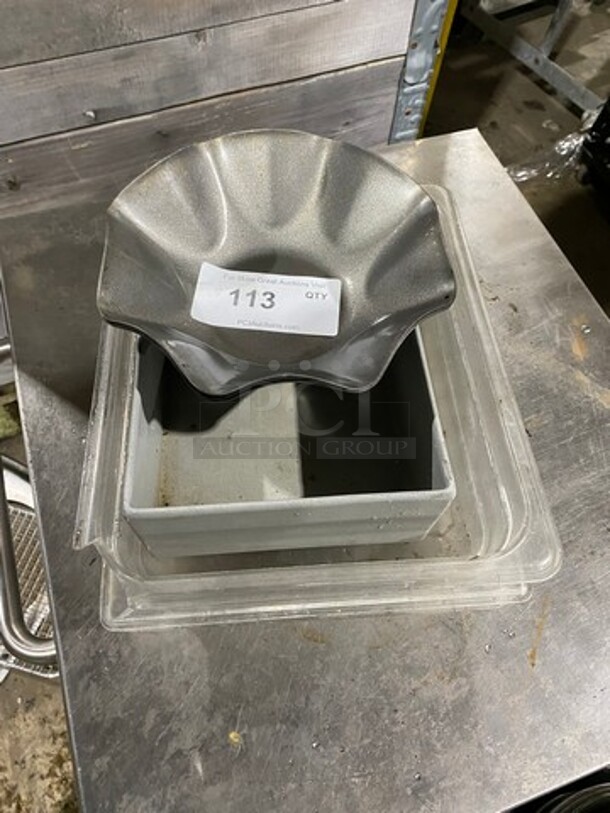 ALL ONE MONEY! MISCELLANEOUS! Baking Molds, Poly Food Container! - Image 1 of 5