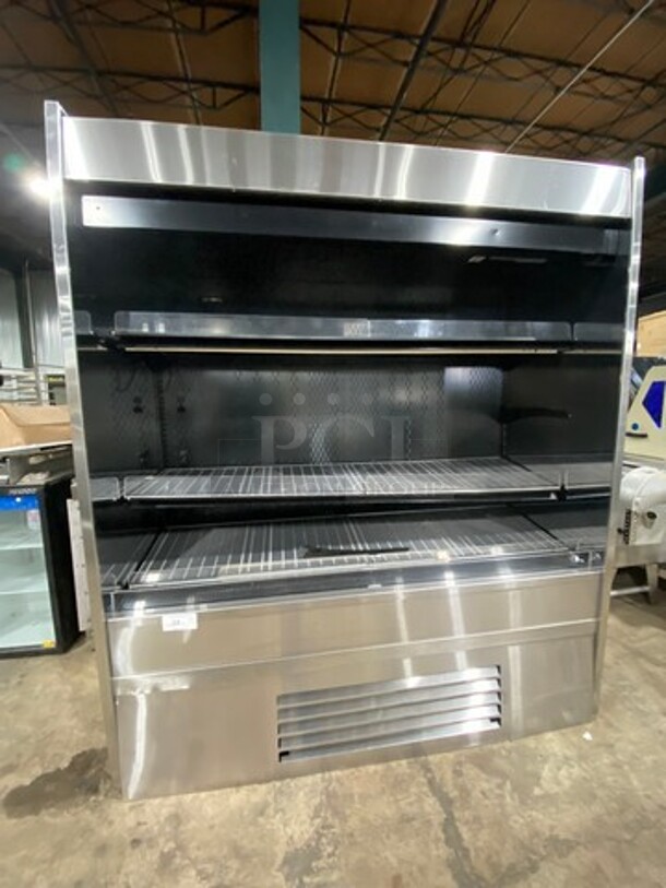 Structural Concepts Commercial Refrigerated Open Grab-N-Go Display Case! Solid Stainless Steel! Model: B7132 SN: 0255808IR271500 220V 60HZ 1 Phase - Image 1 of 7