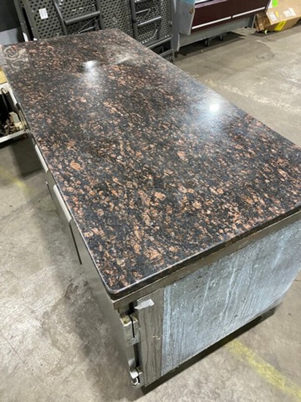 2010 Leader Commercial Worktop/ Lowboy Cooler! With Marble Top! With 3 Door Refrigerated Storage Space Underneath! All Stainless Steel! On Casters! Model: LB72FB SN: PT030866C 15V 60HZ 1 Phase - Image 8 of 11