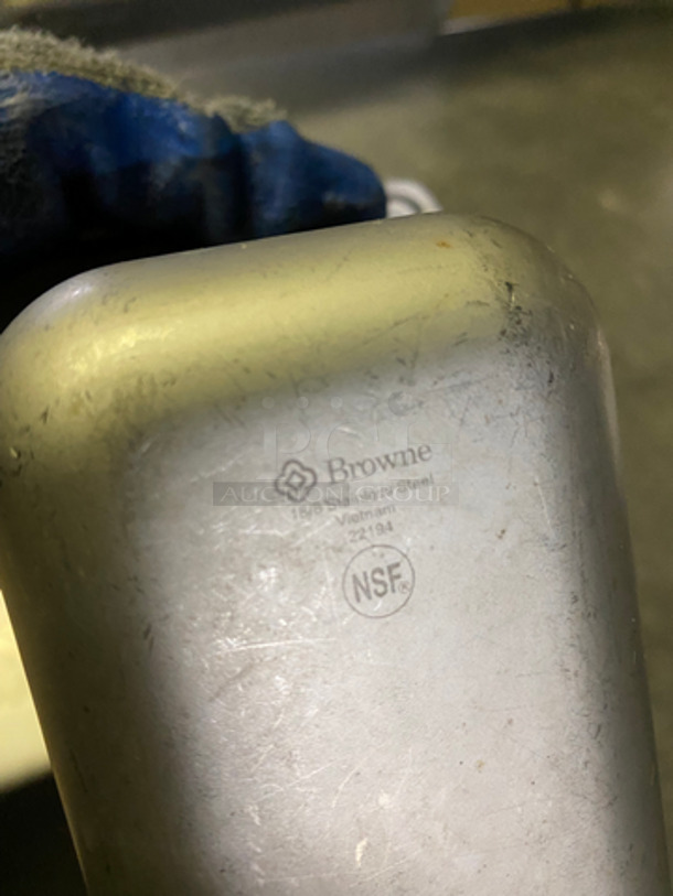 Browne Steam Table/ Prep Table Pans! All Stainless Steel! 5x Your Bid! - Image 6 of 6