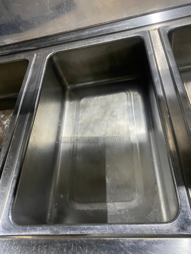 Serv-O-Lift Commercial Electric Powered 3 Bay Steam Table! With Sneeze Guard and Tray Slide! All Stainless Steel! On Casters! Model: 501-3 SN: 927280 208V 60HZ 1 Phase - Image 6 of 9