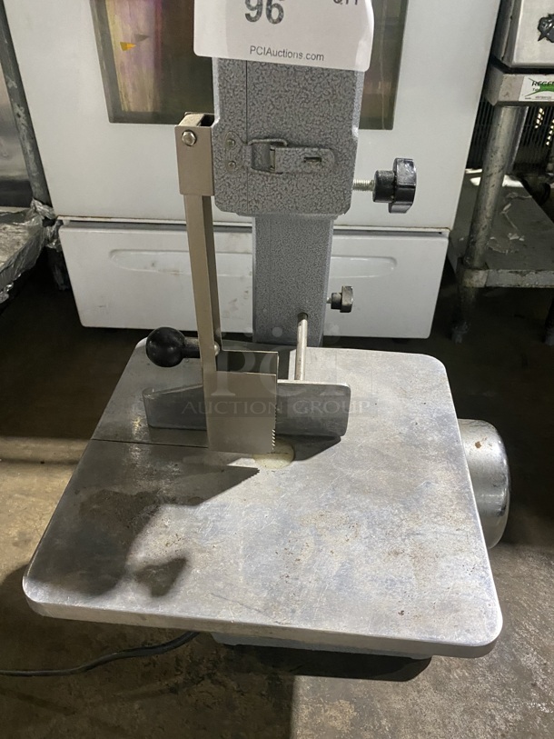 Commercial Countertop bone Saw Machine! All Stainless Steel! Eletric Powered! With Extra Blades! MODEL: JG210 110V! - Image 6 of 12
