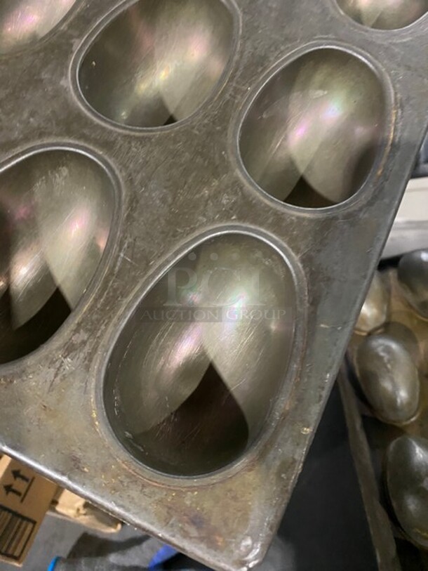 All One Money! Stainless Steel Mini Egg Shape Cake Pans! - Image 4 of 4