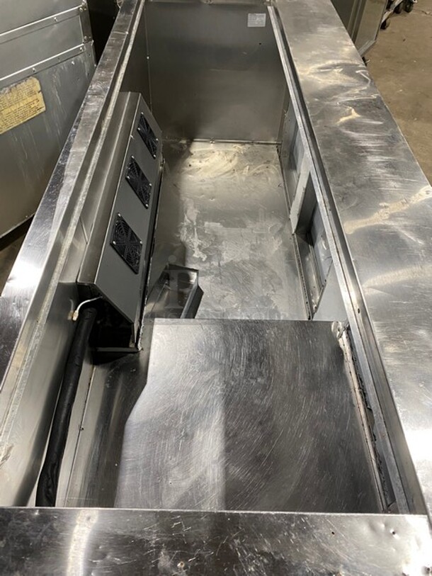 CoolTech 84' Refrigerated All Stainless Steel Prep Table! With Storage Space Underneath! On Casters! - Image 5 of 9