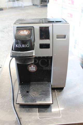 IN ORIGINAL BOX! Keurig K150 Countertop Single Cup Coffee Machine. 120 Volts, 1 Phase.