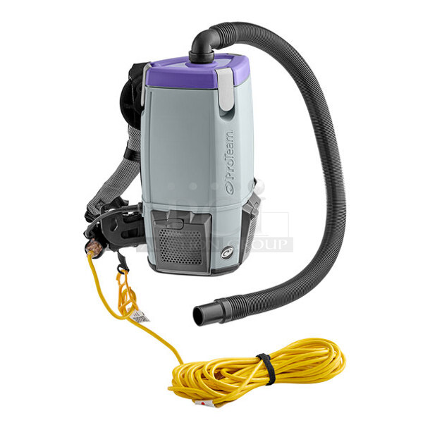 2 BRAND NEW SCRATCH AND DENT! ProTeam 196107464 Super Coach Pro 6 Qt. Backpack Vacuum with 107463 15" Carpet / Hard Surface Sidewinder Kit. 120 Volts, 1 Phase. 2 Times Your Bid! - Image 1 of 4