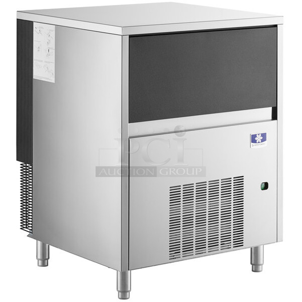 BRAND NEW SCRATCH AND DENT! Manitowoc UFP0350A-161 Stainless Steel Commercial Self Contained Undercounter Ice Machine. 