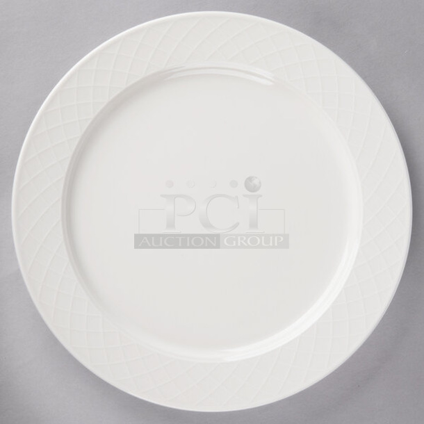 10 Boxes of 6 BRAND NEW! Villeroy & Boch 16-2238-2600 Bella 11 3/8" White Porcelain Plate. 10 Times Your Bid! - Image 1 of 3