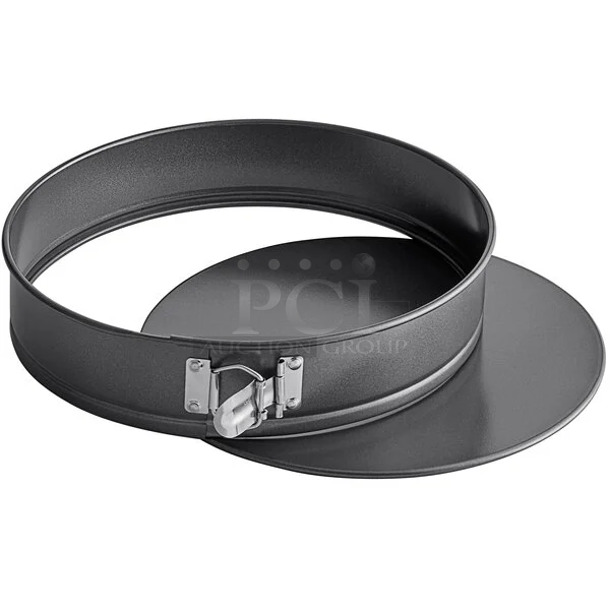 3 BRAND NEW SCRATCH AND DENT! Choice 407SFPANNS12 12" x 3" Non-Stick Aluminized Steel Springform Cake Pan. 3 Times Your Bid!  - Image 1 of 5