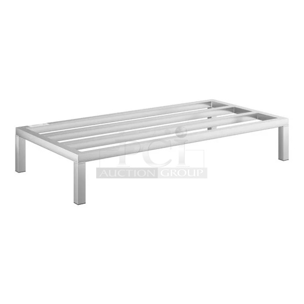 BRAND NEW SCRATCH AND DENT! Regency 600DUN24488 48" x 24" x 8" Aluminum Dunnage Rack - 1780 lb. Capacity - Image 1 of 4