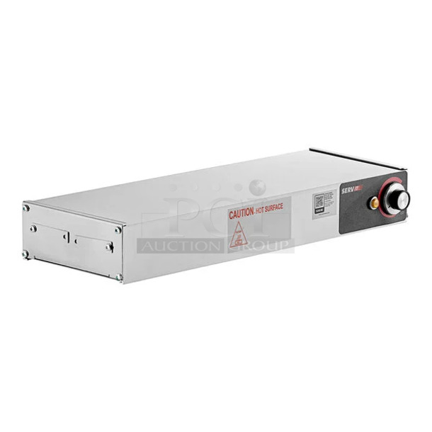 2 BRAND NEW SCRATCH AND DENT! Items Including 423SW24TCPA ServIt 24" Strip Warmer with Single Toggle Control and Cord and 423SW18INCPA ServIt 18" Strip Warmer with Single Adjustable Infinite Control and Cord. 120 Volts, 1 Phase. 2 Times Your Bid! - Image 1 of 6