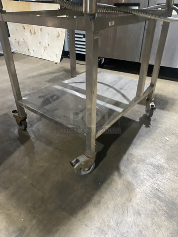 NICE! Alto Shaam Commercial Combitherm Convection Oven! With View Through Door! Metal Oven Racks! With Storage Space Underneath! All Stainless Steel! On Casters! Model: 10.18ML SN: 2210350503 208/240V 60HZ 1 Phase - Image 8 of 9