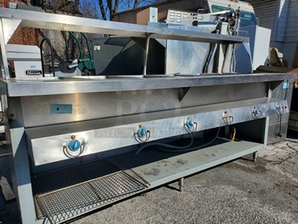 Duke (6)Bay Steam Table(Missing one knob). - Image 2 of 4