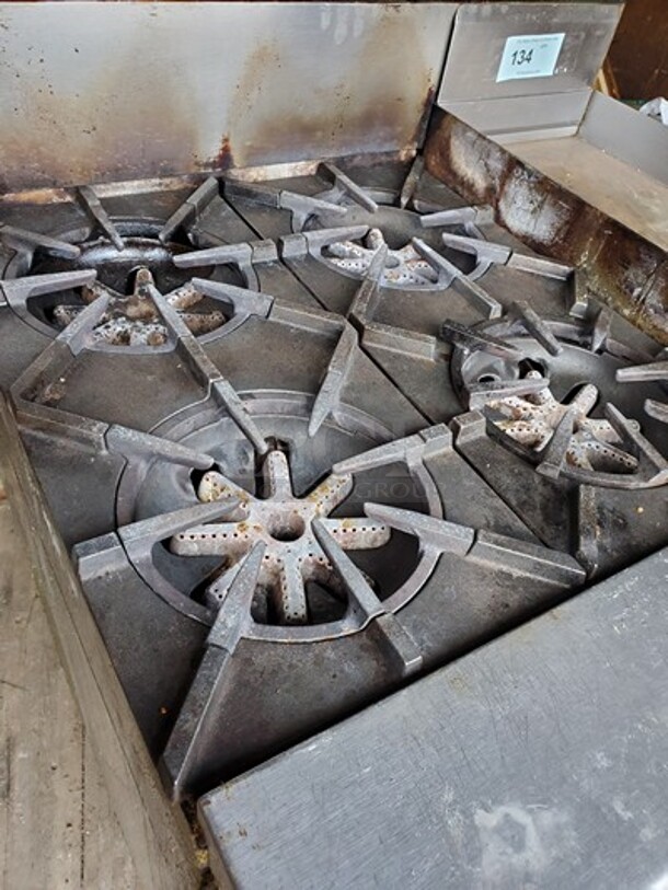 Garland combo stove|4 burner+12" Griddle.  - Image 5 of 7