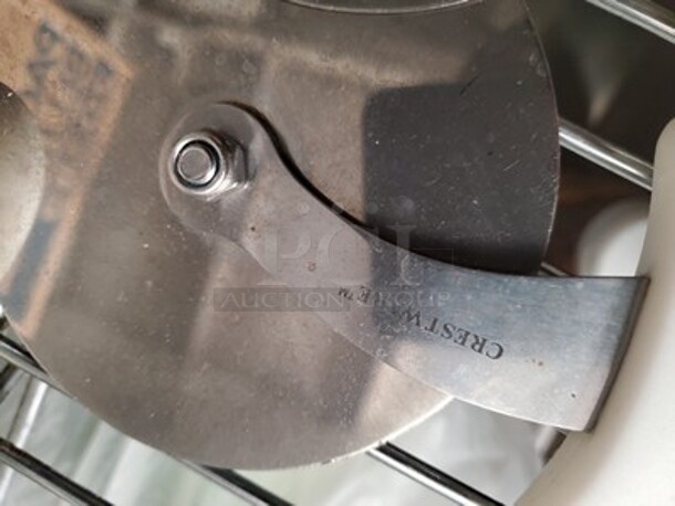 White Handle Pizza Cutter - Image 3 of 3