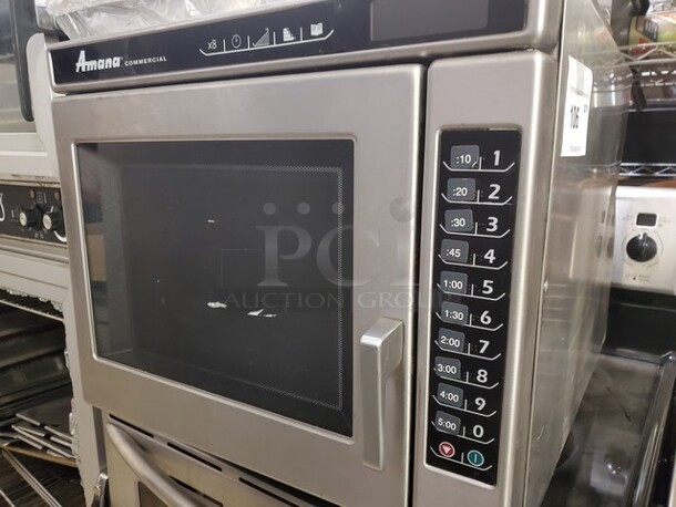 AMANA Commercial Microwave 
Very Nice Condition  - Image 3 of 7