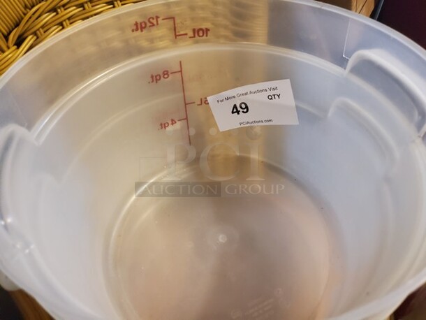 Clear Round Food Storage Container - Image 4 of 5