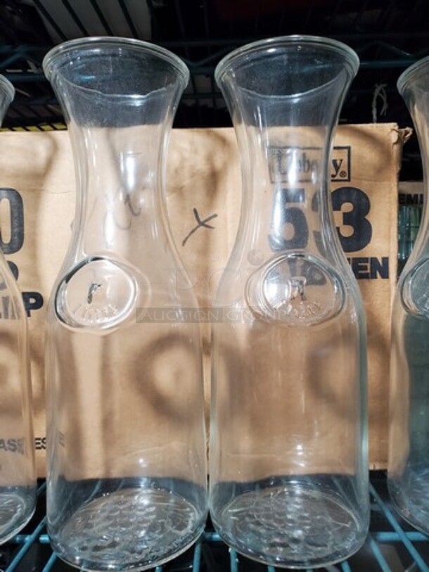 1 liter Carafe - Glass, Clear - Image 1 of 4