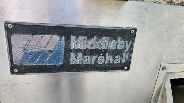 Middleby Marshall Double Stack Natural Gas Conveyor Pizza Oven - Image 3 of 9