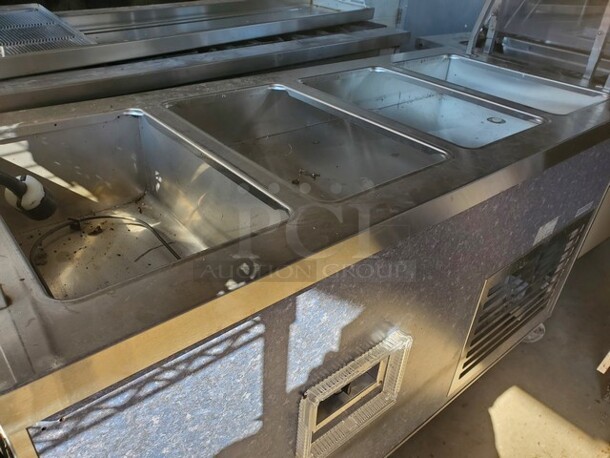 Duke HB4-1H/3C M 60" Hot/Cold Portable Buffet w/ (1) Hot Well & (3) Cold Sections, 115V/1PH, On Casters! - Image 2 of 7